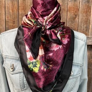 Cherry Blossom Western Wild Rag Scarf